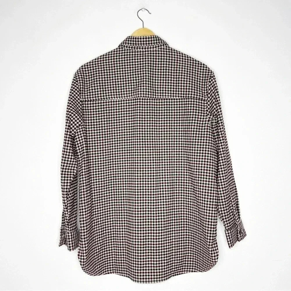 Abercrombie & Fitch Oversized Button Up Flannel Size Medium W24 - Picture 5 of 9